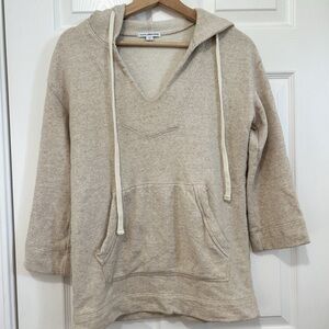 James Perse Tan Boxy Hoodie